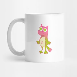 Big Hand Cat Mug